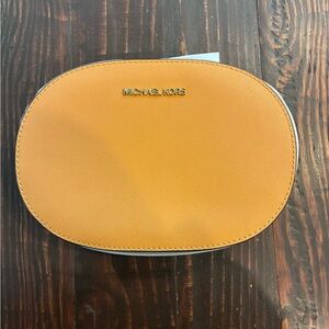 Michael Kors Saffiano Oval Crossbody Bag